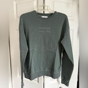 Hollister Men's Crewneck Sweatshirt - Dusty Green